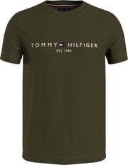 Tommy Logo Tee - Olivewood